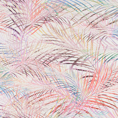 OLD WORLD WEAVERS FABRICS-E6 0002CARA-PALMITOS-CORAL BRANCH