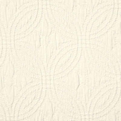 OLD WORLD WEAVERS FABRICS-E7 0010DOUB-PIQUET DOUBLE RING-CREAM