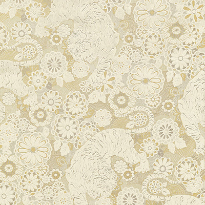 OLD WORLD WEAVERS FABRICS-EA 000118V1-SIBERIAN TIGER-WHITE TAWNY