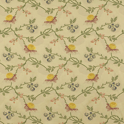 OLD WORLD WEAVERS FABRICS-F1 00014428-POMPADOUR-MULTI ON BEIGE