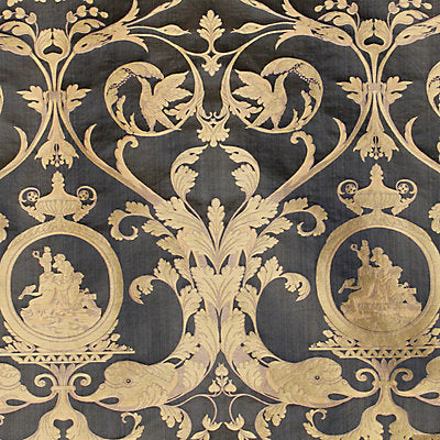 Old World Weavers Fabrics , a selection of fabrics such as velvet, damask, cotton, silk, linen and sheers.