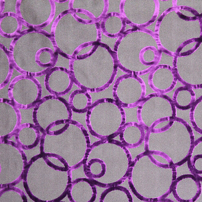OLD WORLD WEAVERS FABRICS-F3 00037001-VELLUTO CERCHIO-VIOLET