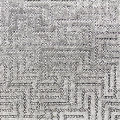 OLD WORLD WEAVERS FABRICS-F3 00037002-VELLUTO LABIRINTO-SILVER