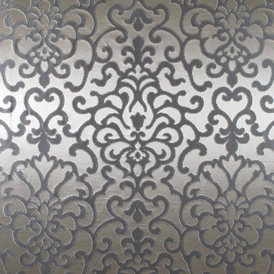 OLD WORLD WEAVERS FABRICS-F3 3616DAMA-GALLERIA COLONNA DAMASCO-GREY
