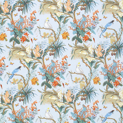 OLD WORLD WEAVERS FABRICS-FB 0001CINQ-CINQUE TERRA-CORAL SKY