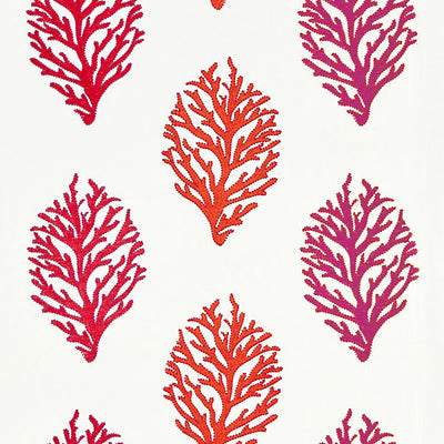 GREY WATKINS FABRICS-GW 000127204-CORAL REEF EMBROIDERY-PASSION FRUIT