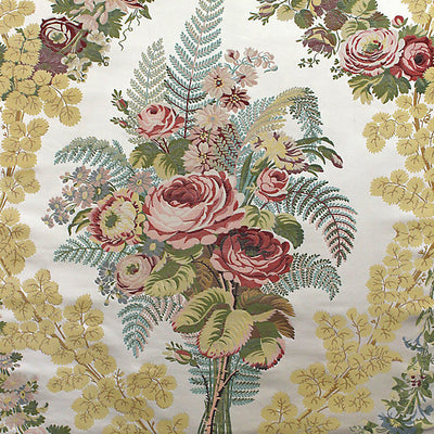 TASSINARI & CHATEL FABRICS-H0 00011675-MARLY - SILK-ROSE , BLUE , GOLD