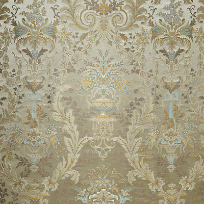 TASSINARI & CHATEL FABRICS-H0 00011683-VERDI LAMPAS-ARGENT