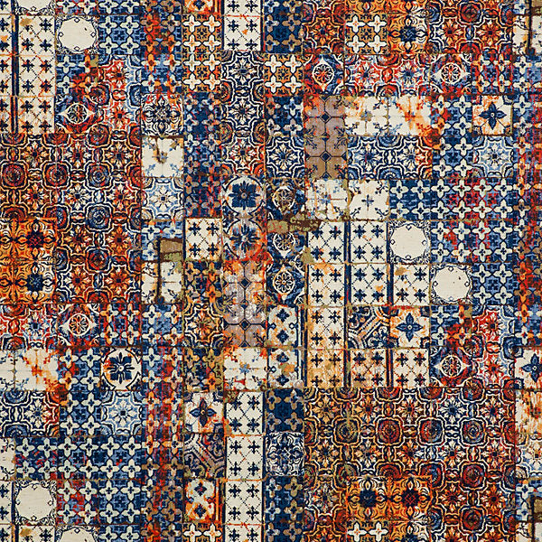 Buy JEAN PAUL GAULTIER FABRICS-H0 00013463-AZULEJOS TAPESTRY-MANDARINE