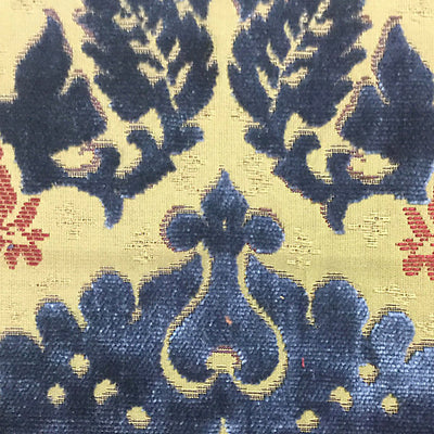 LELIEVRE FABRICS-H0 00030647-RAVENNE VELVET-SAPHIR