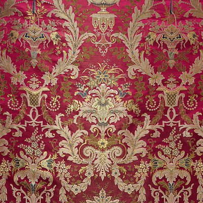 TASSINARI & CHATEL FABRICS-H0 00031683-VERDI LAMPAS-RUBIS