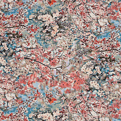 JEAN PAUL GAULTIER FABRICS-H0 00033468-SAKURA TAPESTRY-GUIMAUVE