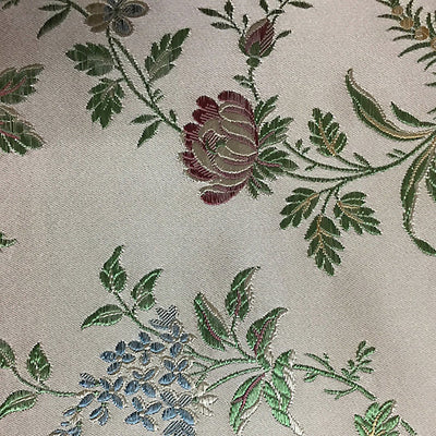 LELIEVRE FABRICS-H0 00034020-ALBATROS LAMPAS-CREAM