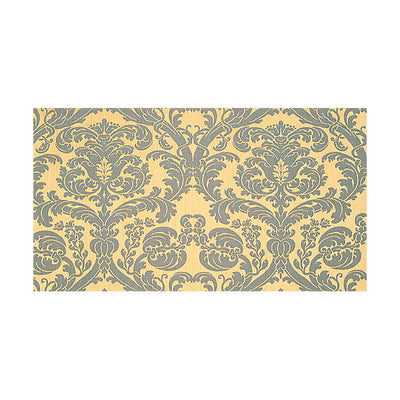 LELIEVRE FABRICS-H0 00054128-TOURNELLE DAMASK-OR,BLEU