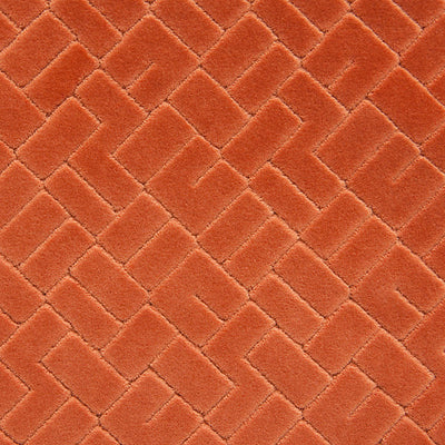 LELIEVRE FABRICS-H0 00090576-VALLAURIS VELVET-TERRACOTTA