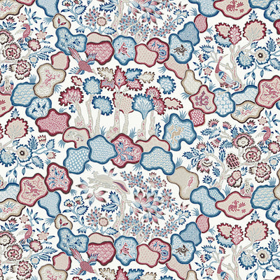 OLD WORLD WEAVERS FABRICS-JP 00014659-ZIBA-PEACOCK ROSE