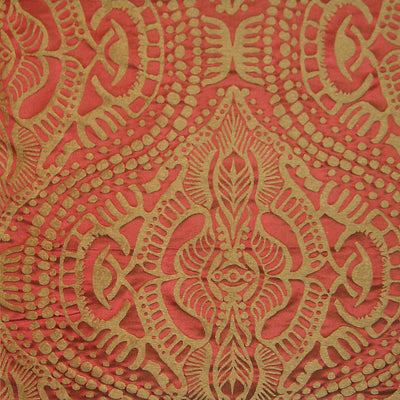 Grey Watkins Fabrics - M0 00061526 - ETHNIC DAMASK - RED