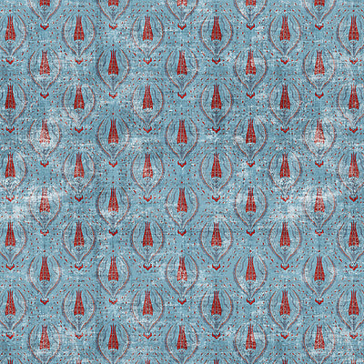 NICOLETTE MAYER FABRICS-N4 1021BY10-BYZANTINE-SHEER-JEWEL BLUE