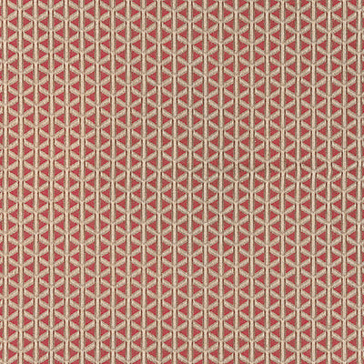OLD WORLD WEAVERS FABRICS-NK 0005CROS-CROSS CHANNEL-ROUGE