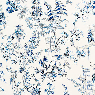 SCALAMANDRE FABRICS-SC 000116552-NANJING-CHINA BLUE