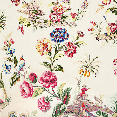 Scalamandre Fabrics , a selection of fabrics such as velvet, damask, cotton, silk, linen and sheers.
