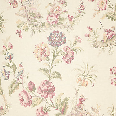 Scalamandre Fabrics , a selection of fabrics such as velvet, damask, cotton, silk, linen and sheers.