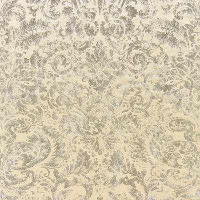 SCALAMANDRE FABRICS-SC 000116592-PALLADIO VELVET DAMASK-ANTIQUE SILVER