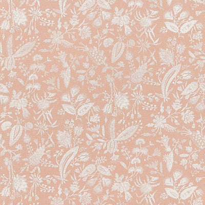 SCALAMANDRE FABRICS-SC 000116605-TULIA LINEN PRINT-BLUSH