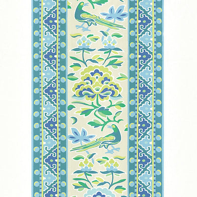 SCALAMANDRE FABRICS-SC 000116613-ROYAL PEONY LINEN PRINT-COASTAL