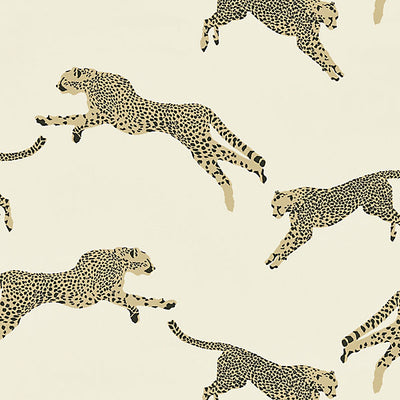 Scalamandre Fabrics - Leaping Cheetah Cotton Print - SC 000116634