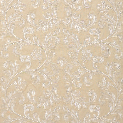 SCALAMANDRE FABRICS-SC 000127029-CHIARA EMBROIDERY-CHARDONNAY