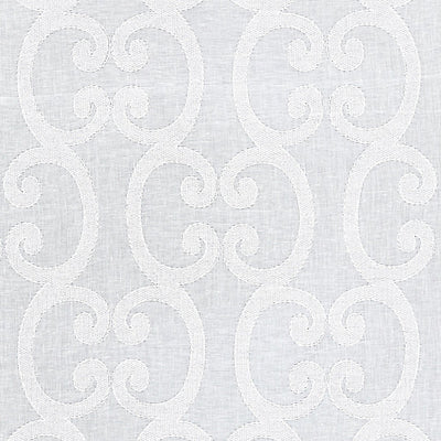 SCALAMANDRE FABRICS-SC 000127040-ORNAMENTO SHEER-SNOW