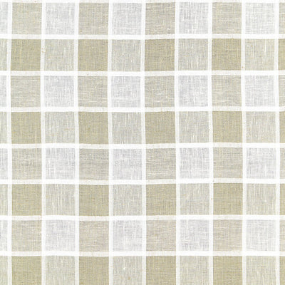 SCALAMANDRE FABRICS-SC 000127043-WAINSCOTT CHECK SHEER-LINEN
