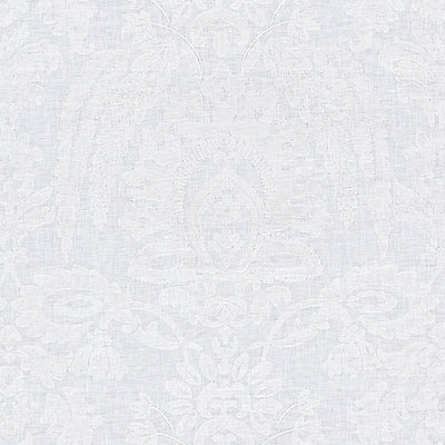 SCALAMANDRE FABRICS-SC 000127053-LIA DAMASK SHEER-SNOW