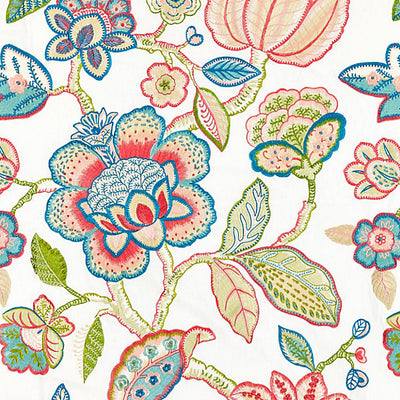 SCALAMANDRE FABRICS-SC 000127126-COROMANDEL EMBROIDERY-BLOOM