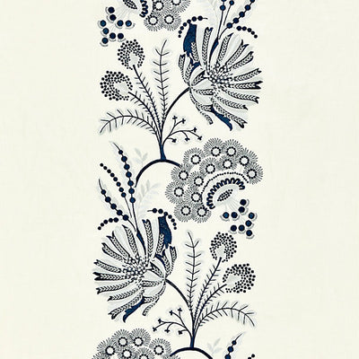 SCALAMANDRE FABRICS-SC 000127162-ANNELISE EMBROIDERY-PORCELAIN
