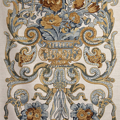 Scalamandre Fabrics , a selection of fabrics such as velvet, damask, cotton, silk, linen and sheers.