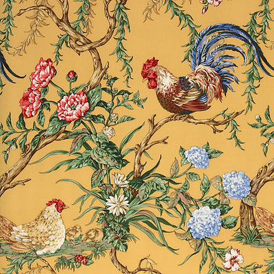 SCALAMANDRE FABRICS-SC 000216360-CHANTICLEER-MUSTARD
