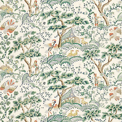 Scalamandre Fabrics , a selection of fabrics such as velvet, damask, cotton, silk, linen and sheers.