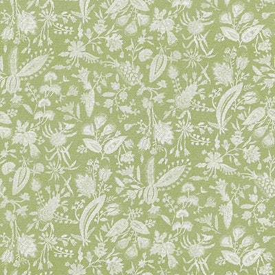 SCALAMANDRE FABRICS-SC 000216605-TULIA LINEN PRINT-WILLOW