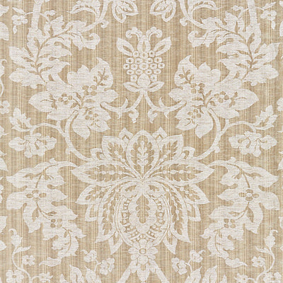 SCALAMANDRE FABRICS-SC 000227136-METALLINE DAMASK-FLAX
