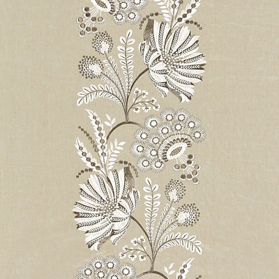 SCALAMANDRE FABRICS-SC 000227162-ANNELISE EMBROIDERY-FLAX