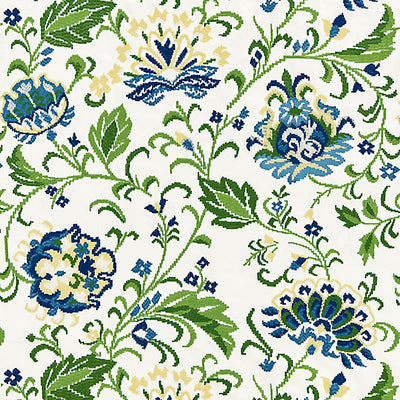 SCALAMANDRE FABRICS-SC 000227173-DELPHINE EMBROIDERY-JARDIN