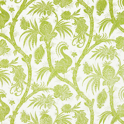 SCALAMANDRE FABRICS-SC 000316575-BALINESE PEACOCK-PEAR