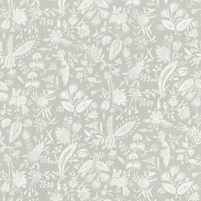 SCALAMANDRE FABRICS-SC 000316605-TULIA LINEN PRINT-FRENCH GREY