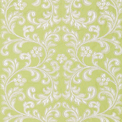 SCALAMANDRE FABRICS-SC 000327029-CHIARA EMBROIDERY-PEAR