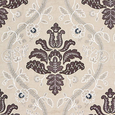 Scalamandre Fabrics , a selection of fabrics such as velvet, damask, cotton, silk, linen and sheers.
