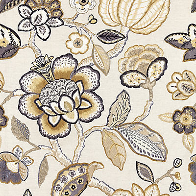 Scalamandre Fabrics , a selection of fabrics such as velvet, damask, cotton, silk, linen and sheers.