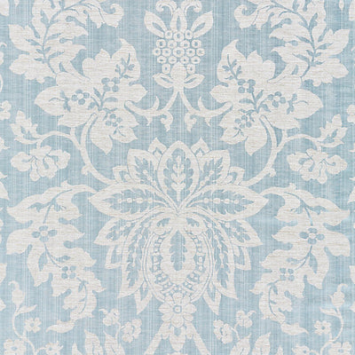 SCALAMANDRE FABRICS-SC 000327136-METALLINE DAMASK-BLUESTONE
