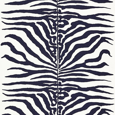SCALAMANDRE FABRICS-SC 000416366M-ZEBRA-NAVY